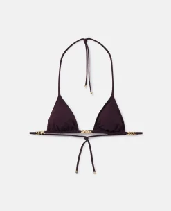Falabella Chain Triangle Bikini Top