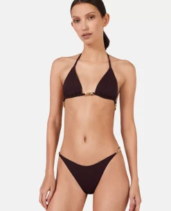 Falabella Chain Triangle Bikini Top
