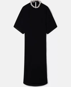Falabella Crystal Chain Maxi Dress