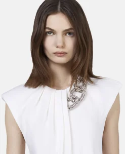 Falabella Crystal Chain Sleeveless Top
