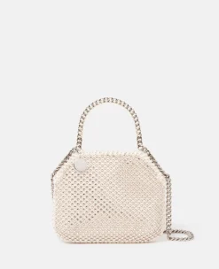 Falabella Crystal Mesh Mini Tote Bag