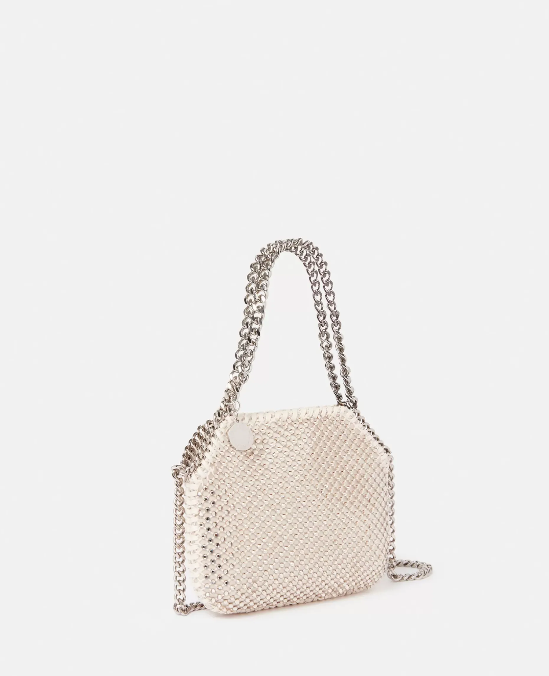 Falabella Crystal Mesh Mini Tote Bag