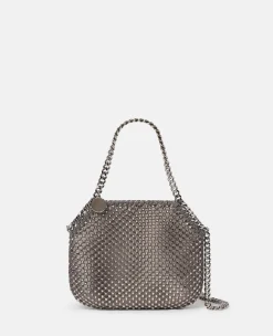 Falabella Crystal Mesh Mini Tote Bag
