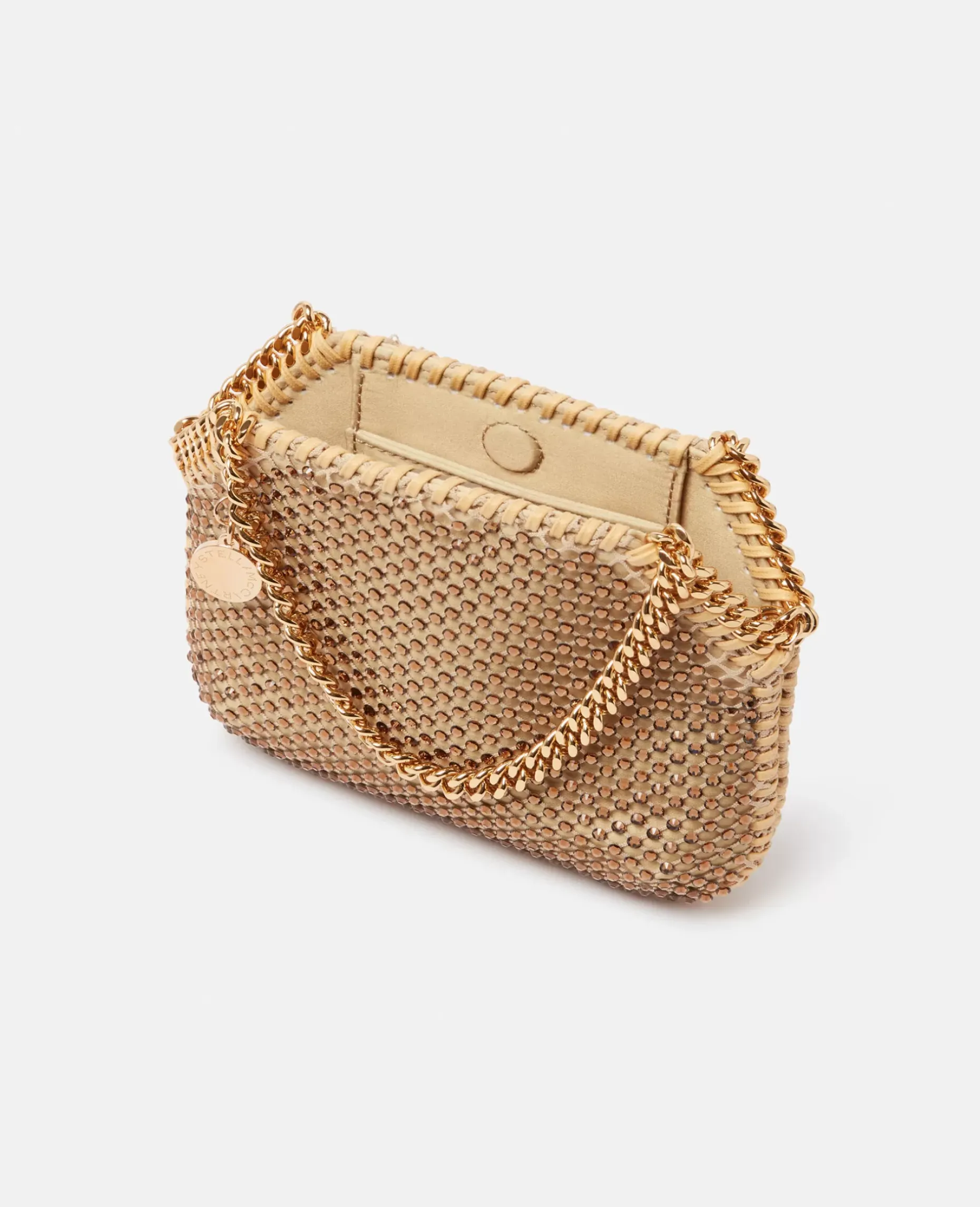 Falabella Crystal Mesh Mini Tote Bag