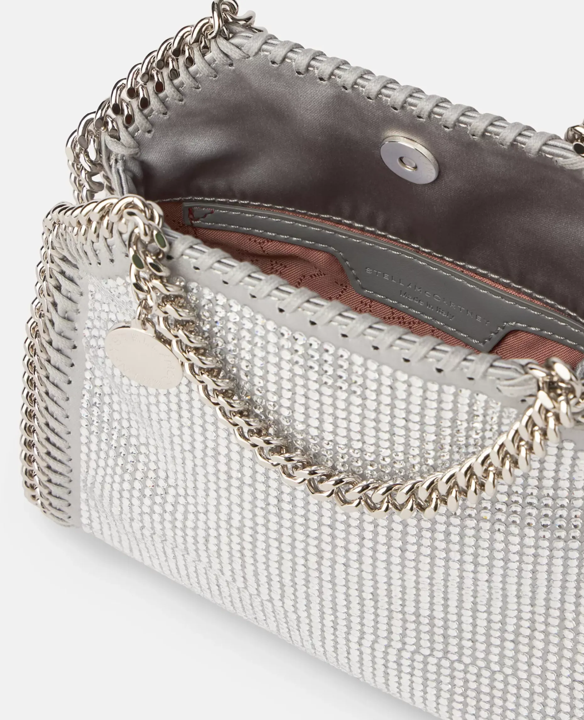 Falabella Crystal Mesh Mini Tote Bag