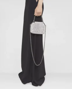 Falabella Crystal Mesh Mini Tote Bag