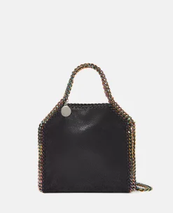 Falabella Holographic Chain Tiny Tote Bag