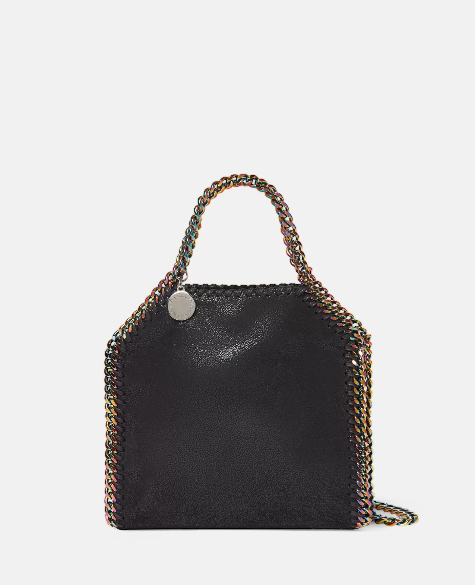 Falabella Holographic Chain Tiny Tote Bag