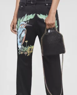 Falabella Holographic Chain Tiny Tote Bag