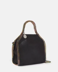 Falabella Holographic Chain Tiny Tote Bag