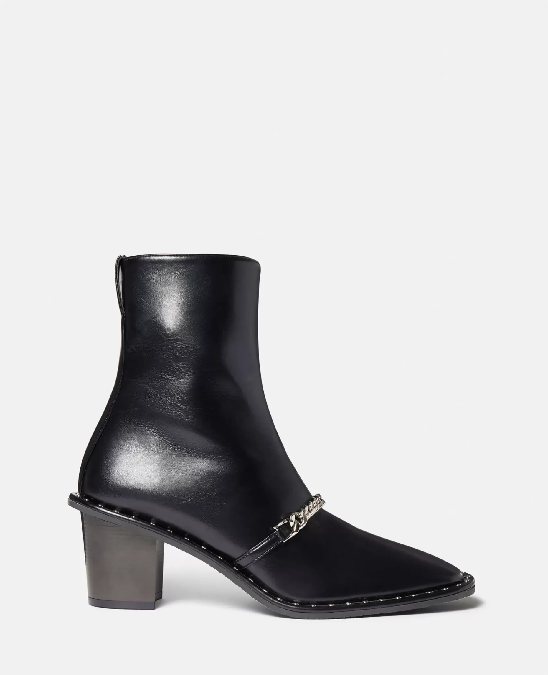 Falabella Mid Heel Ankle Boots