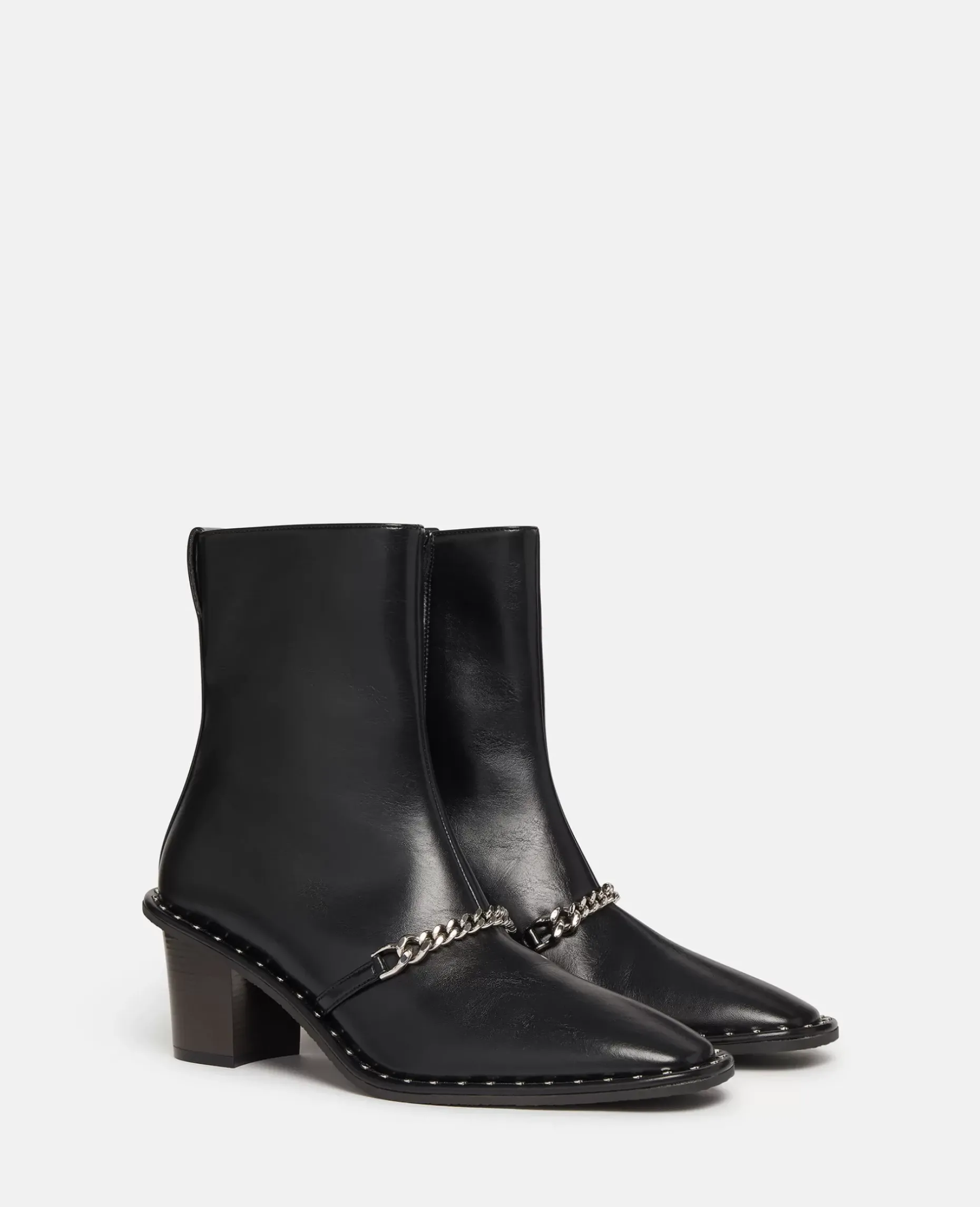 Falabella Mid Heel Ankle Boots