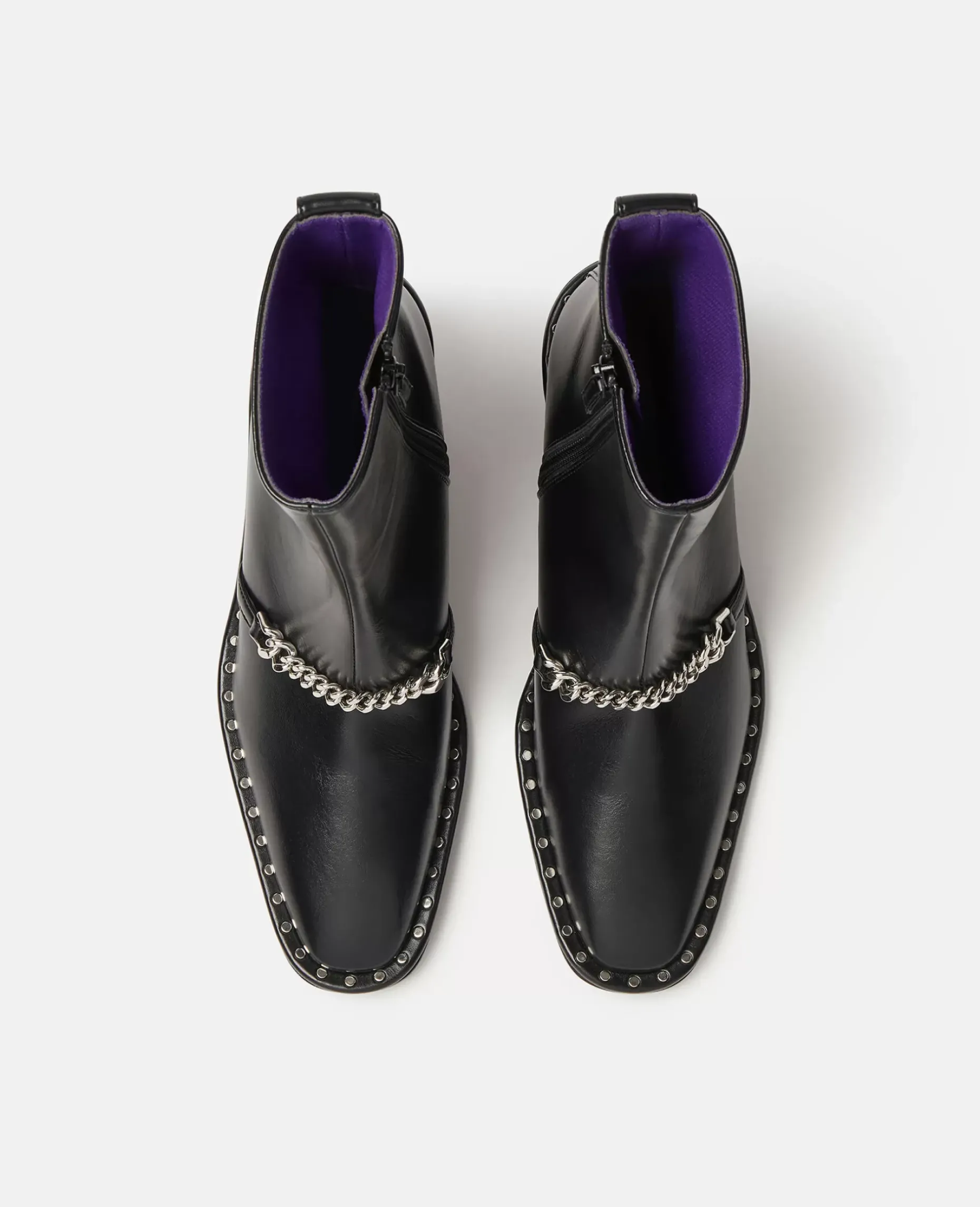 Falabella Mid Heel Ankle Boots