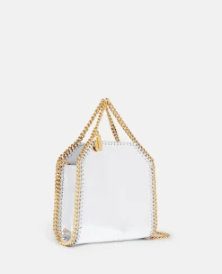 Falabella Mirrored Chrome-Finish Tote Bag