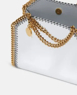Falabella Mirrored Chrome-Finish Tote Bag
