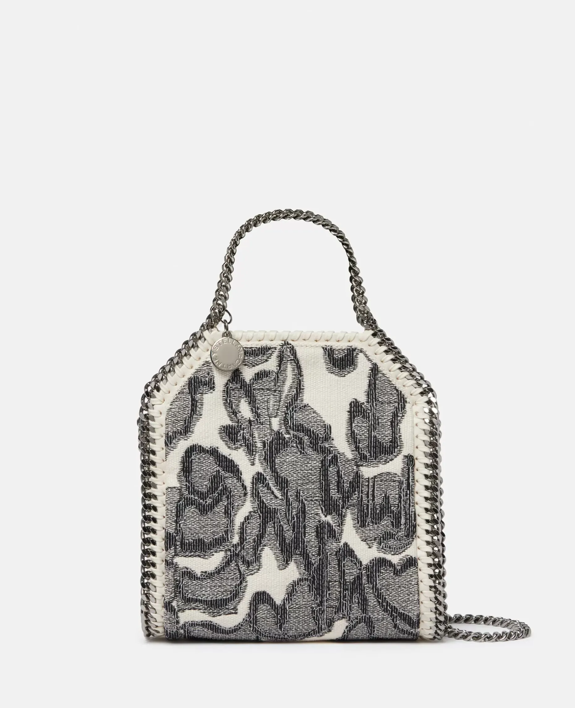 Falabella Moth Print Tiny Tote Bag