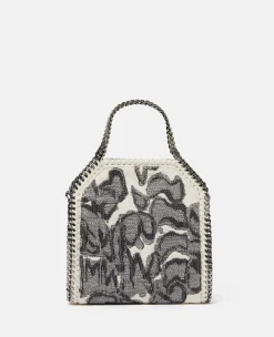Falabella Moth Print Tiny Tote Bag