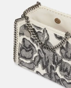 Falabella Moth Print Tiny Tote Bag