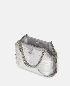 Falabella Oversized Sequin Mini Tote Bag
