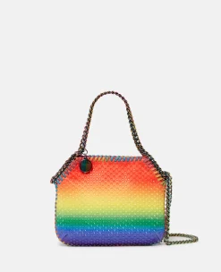 Falabella Rainbow Crystal Degrade Mini Tote Bag