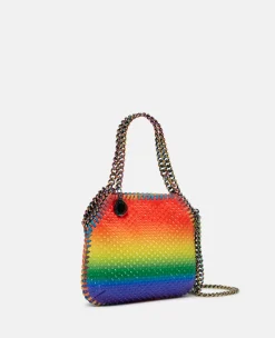 Falabella Rainbow Crystal Degrade Mini Tote Bag