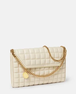 Falabella Square Quilted Wallet Shoulder Bag