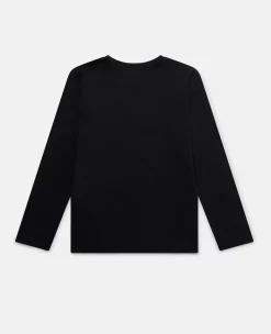 Flower Embroidery Long Sleeve T-Shirt