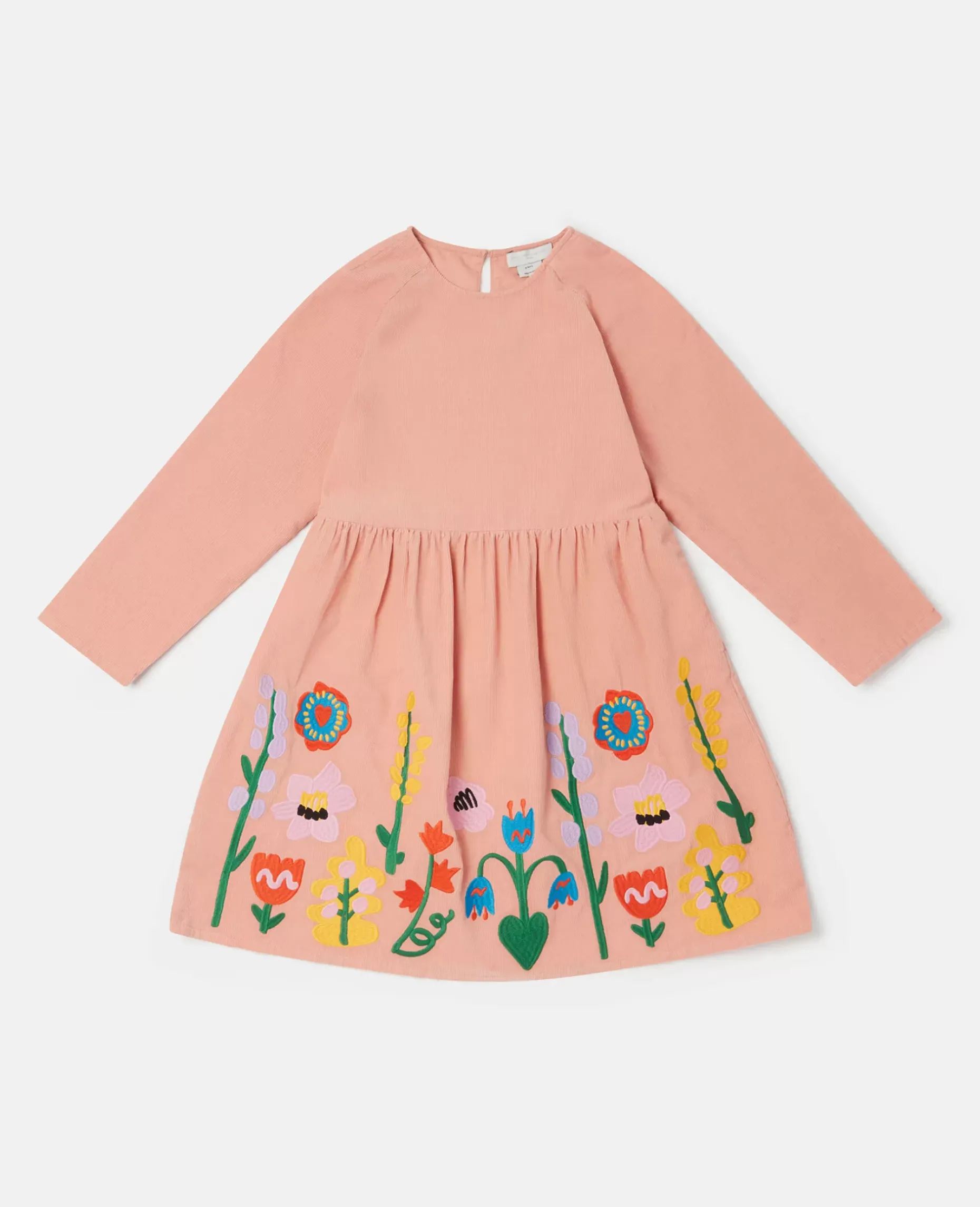 Flower Embroidery Skater Dress