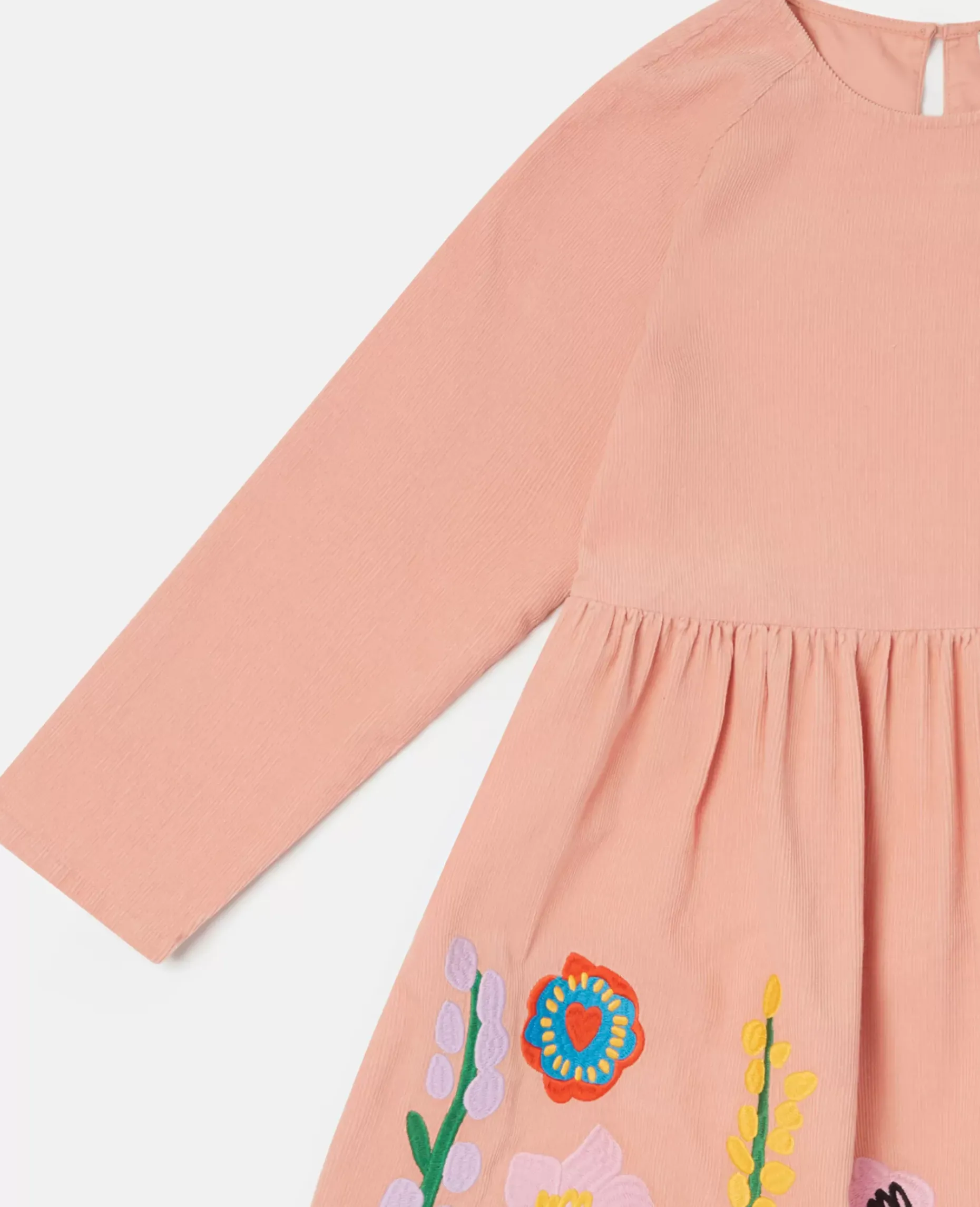 Flower Embroidery Skater Dress