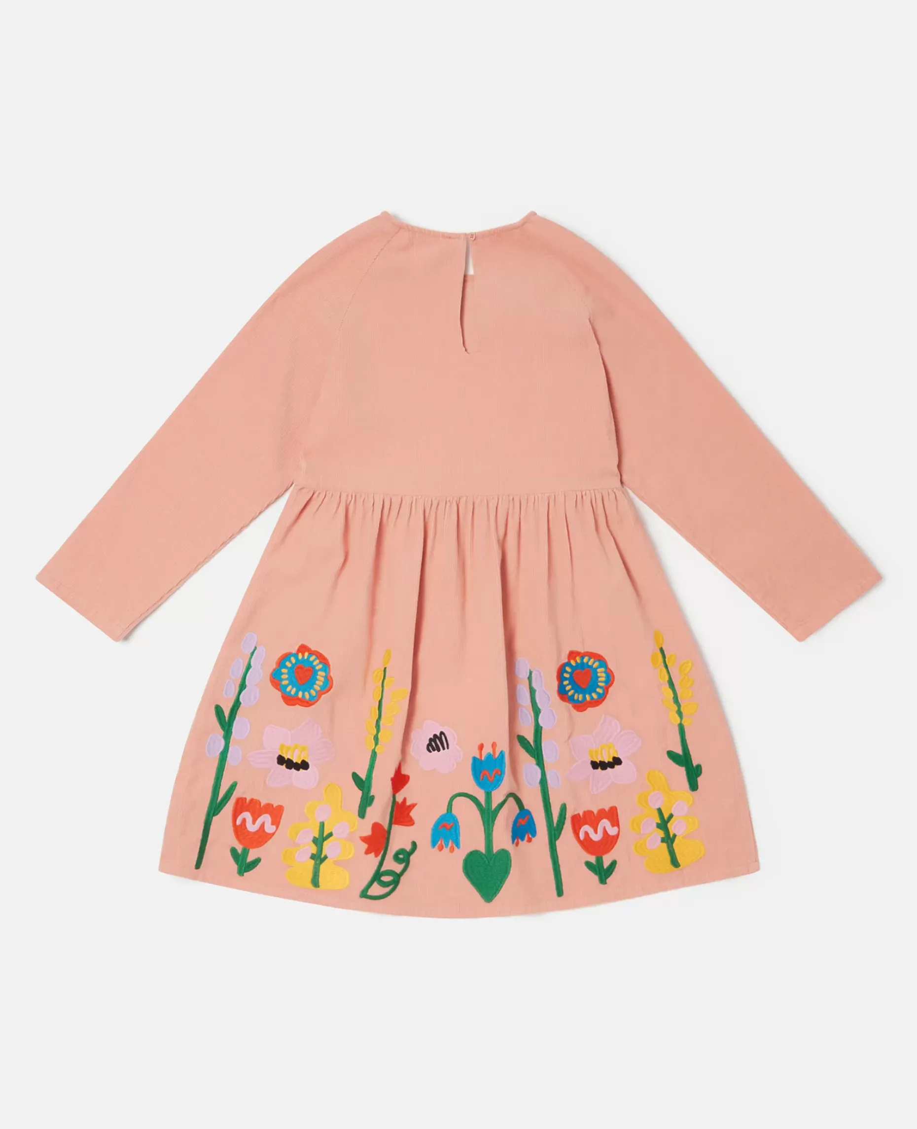 Flower Embroidery Skater Dress
