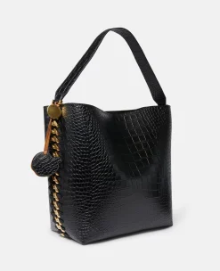 Frayme Croc-Effect Embossed Tote Bag