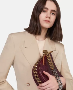 Frayme Croc-Effect Embossed Small Shoulder Bag