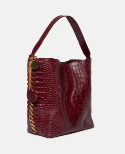 Frayme Croc-Effect Embossed Tote Bag