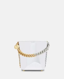 Frayme Mirrored Chrome-Finish Bucket Bag