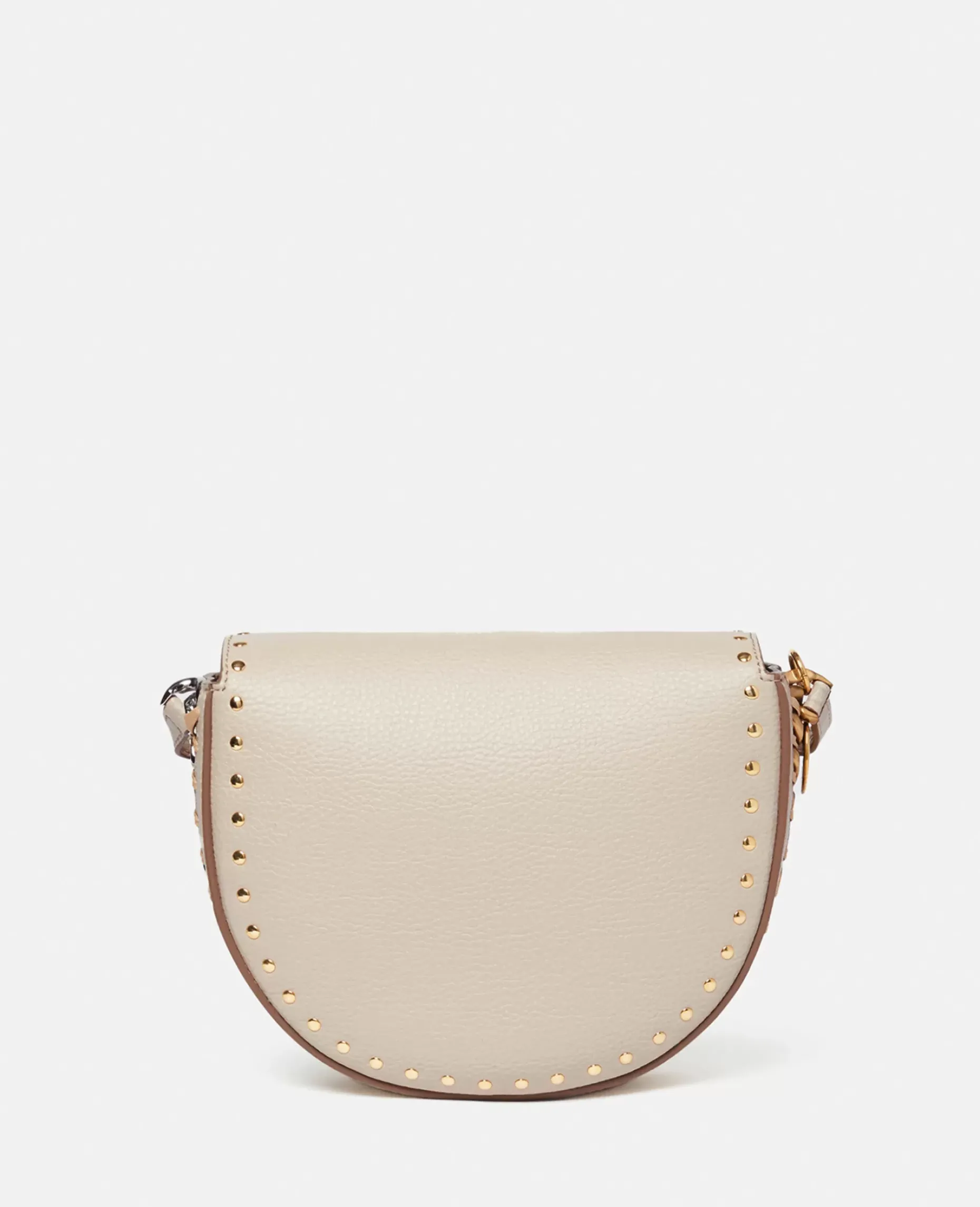 Frayme Studded Grainy Alter Mat Medium Flap Shoulder Bag