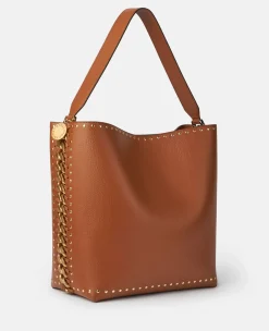 Frayme Studded Grainy Alter Mat Tote Bag