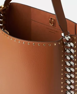 Frayme Studded Grainy Alter Mat Tote Bag