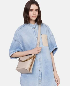 Frayme Studded Grainy Alter Mat Bucket Bag