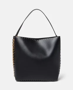 Frayme Studded Grainy Alter Mat Tote Bag