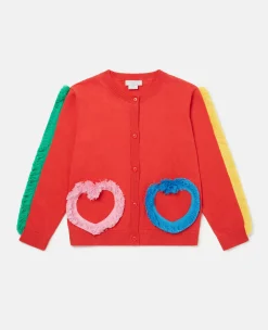 Fringed Heart Cardigan
