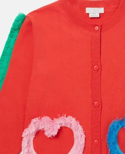 Fringed Heart Cardigan