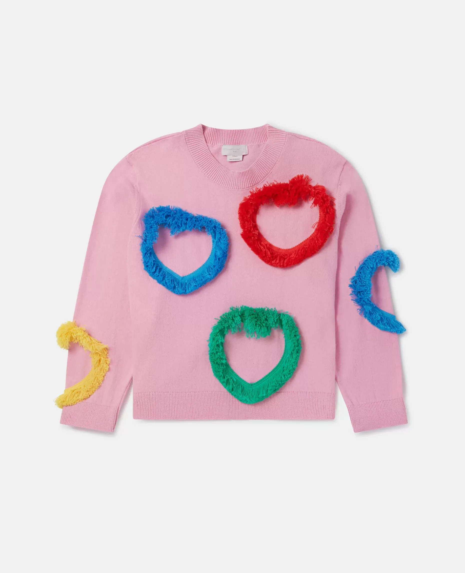 Fringed Heart Sweatshirt