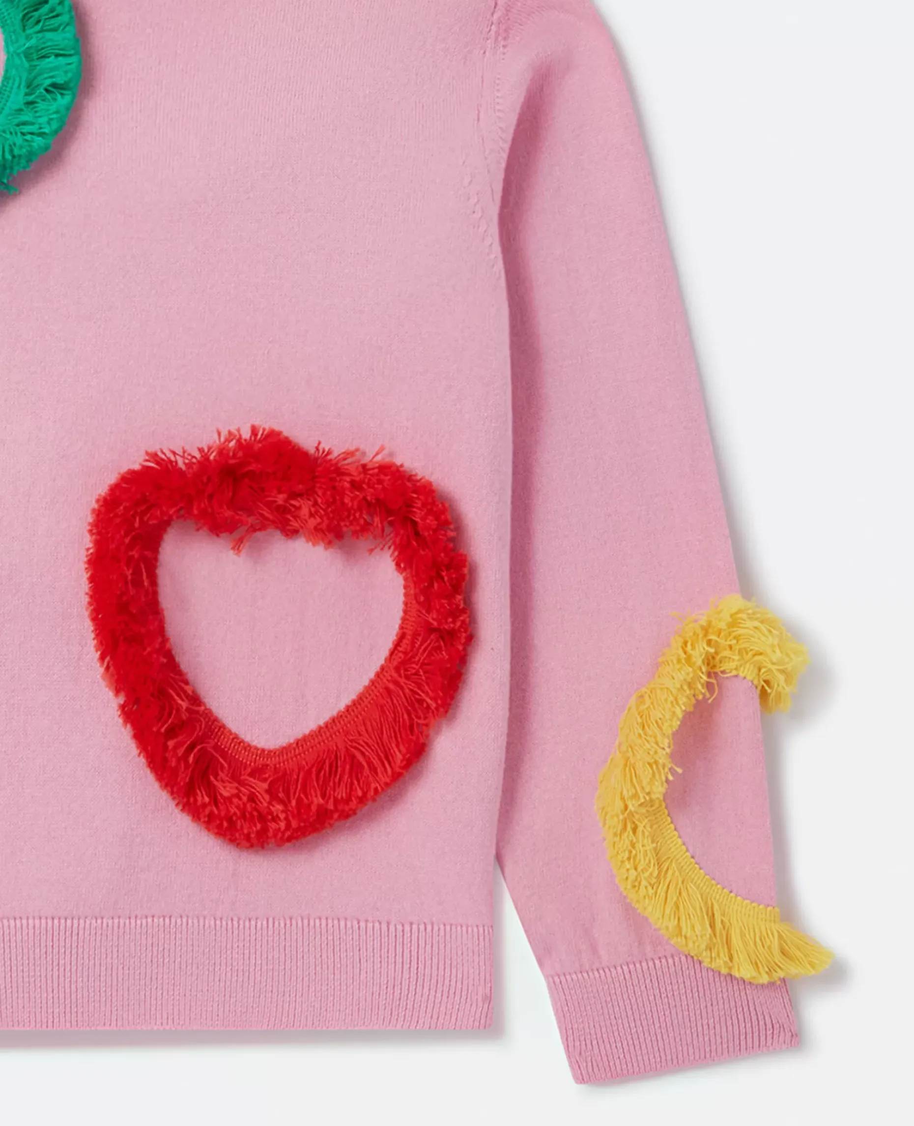 Fringed Heart Sweatshirt