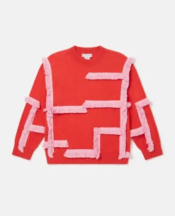 Fringed Lines Jumper