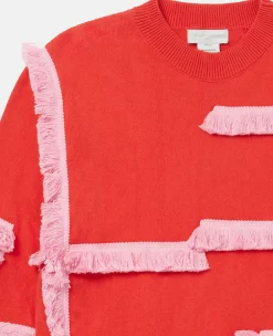 Fringed Lines Jumper