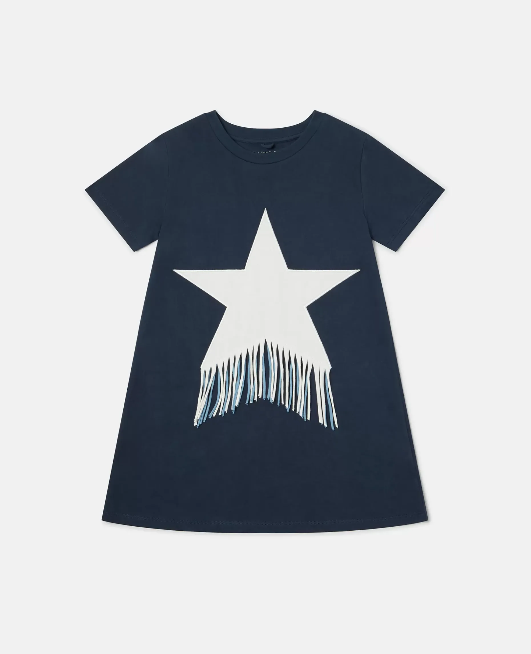 Fringed Star Sweatshirt Dress