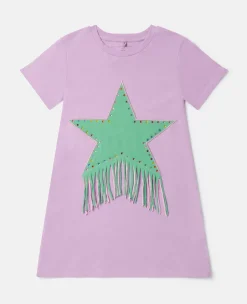 Fringed Star T-Shirt Dress