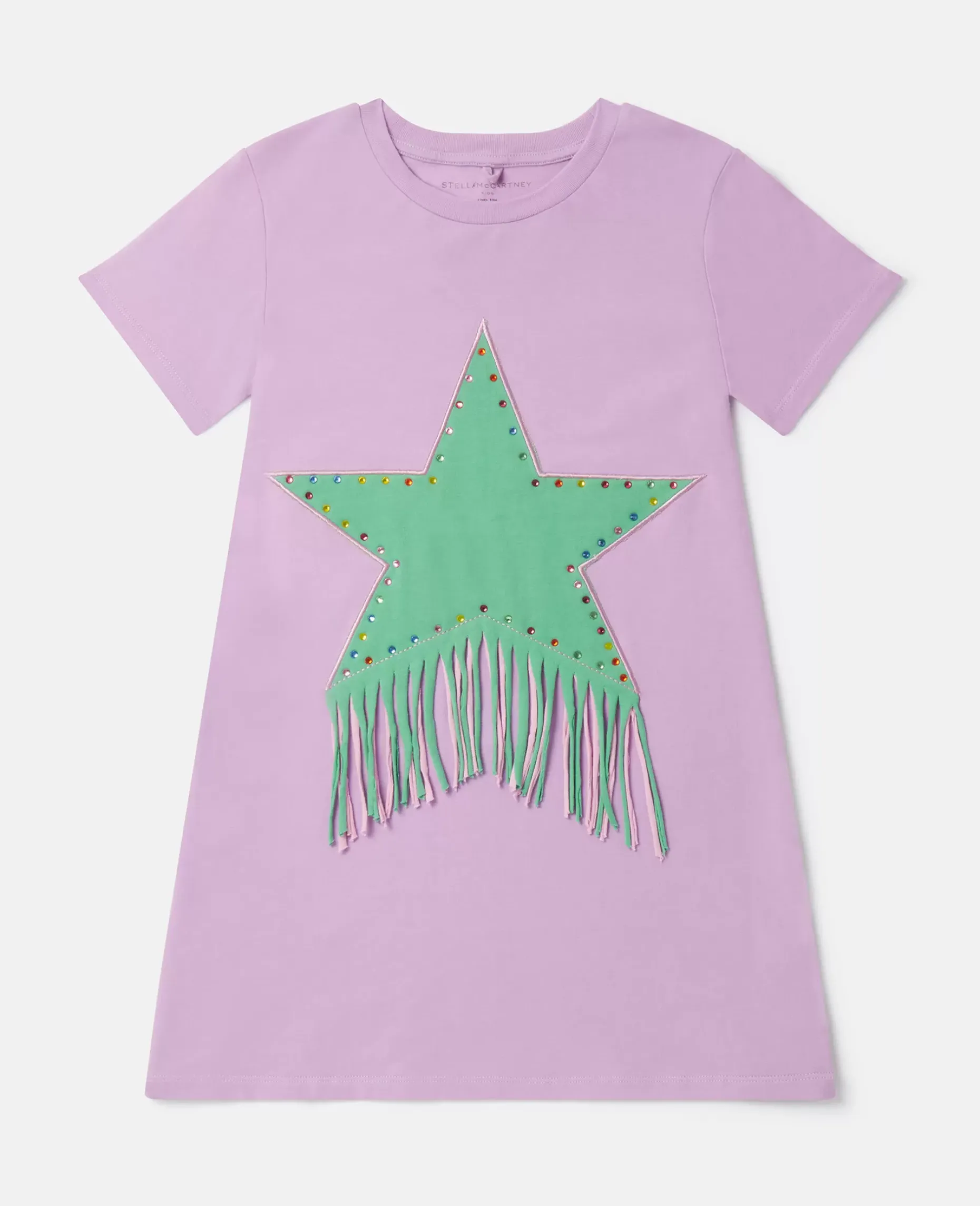 Fringed Star T-Shirt Dress
