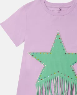 Fringed Star T-Shirt Dress