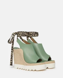 Gaia Alter Mat Peeptoe Wedge Espadrilles